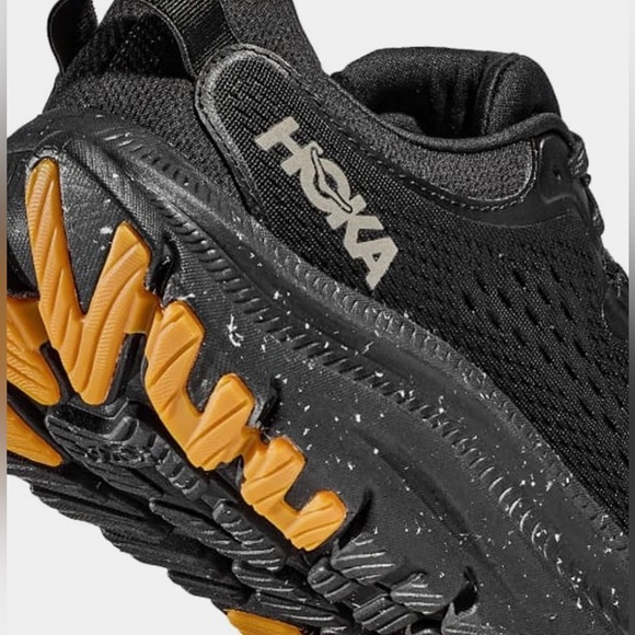 Hoka 🔥 Kawana 2 Triple Black Running Shoes 1147930-BBLC Size 12 12D NEW - Picture 6 of 11